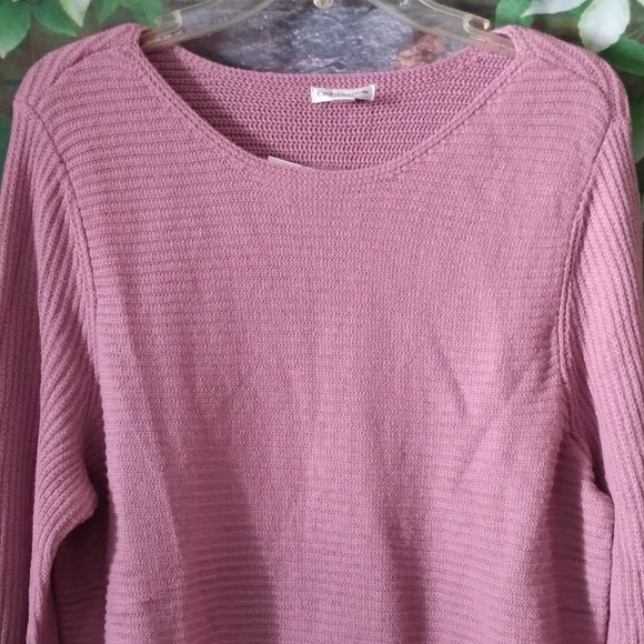 Dusty Orchid Long Sleeve Sweater - Picture 3 of 4
